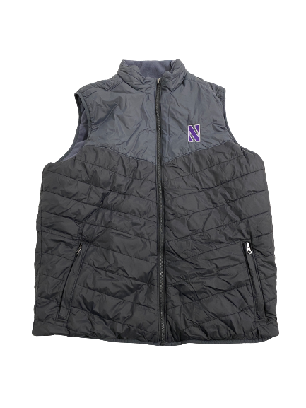 Malik Washington Northwestern Football Player-Exclusive Reversible Vest (Size L)