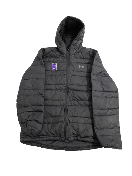 Malik Washington Northwestern Football Player-Exclusive Winter Jacket (Size L)