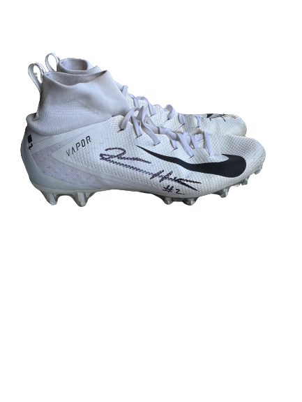 Kendall Hinton Wake Forest Signed GAME WORN Cleats (Size 12) - Photo Matched