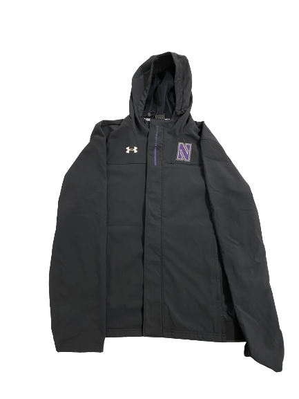 Malik Washington Northwestern Football Player-Exclusive Zip-Up Jacket (Size L)