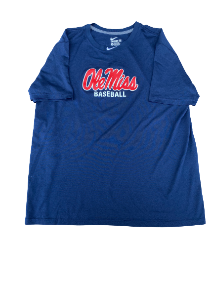 Michael Spears Ole Miss Baseball Team Exclusive Practice Shirt (Size XL)