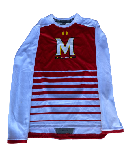 Kaila Charles Maryland Basketball Pre-Game Shooting Shirt (Size M)