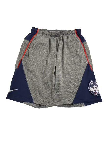 Nick Zecchino UCONN Football Team-Issued Shorts (Size L)