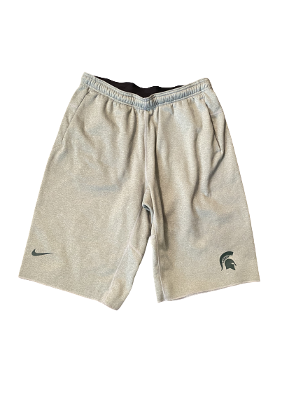 Cassius Winston Michigan State Nike Sweat Shorts (Size L)