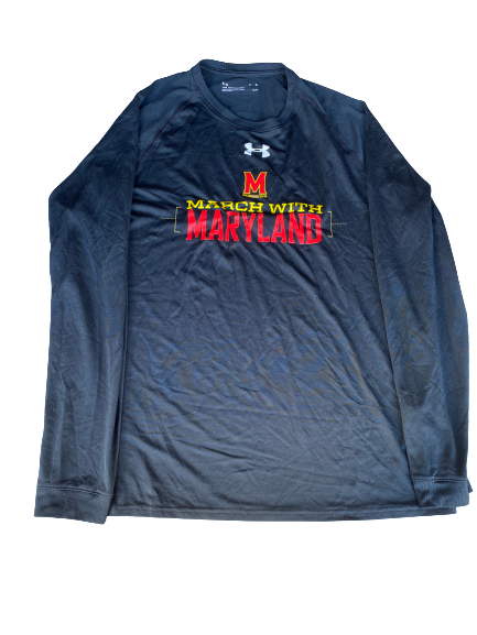 Kaila Charles Maryland Basketball Long Sleeve Shirt (Size M)