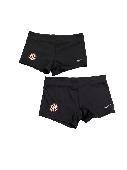 Meghan Froemming Georgia Volleyball Team-Issued Spandex (Set of 2) (Size Women&