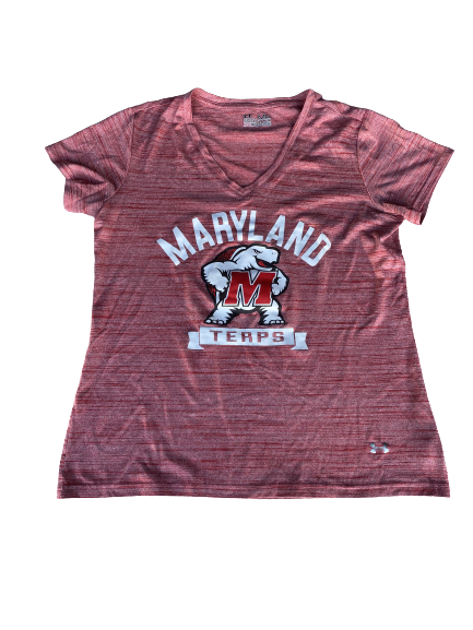 Kaila Charles Maryland Basketball Shirt (Size Women&