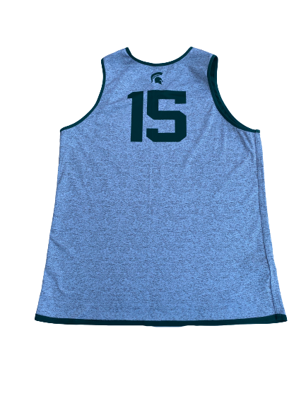 Thomas Kithier Michigan State Basketball Reversible Practice Jersey (Size XL)