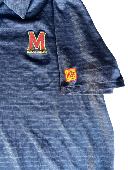Kaila Charles Maryland Basketball Polo Shirt (Size Women&