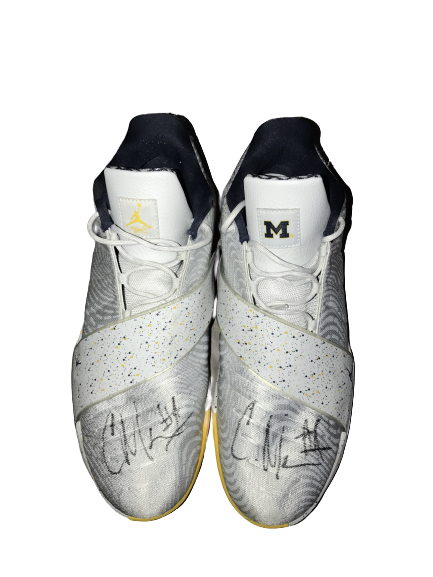 Charles Matthews Signed NCAA Tournament Game Worn Shoes (3/23/2019)