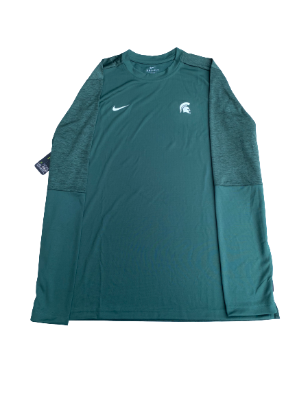 Thomas Kithier Michigan State Basketball Long Sleeve Shirt (Size XLT)