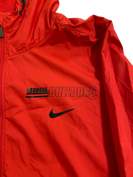 Meghan Froemming Georgia Volleyball Team-Issued Windbreaker Jacket (Size L)