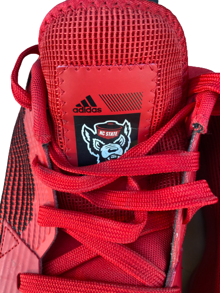 Justin Witt NC State "STRENGTH IN THE PACK" Adidas Sneakers (Size 15)