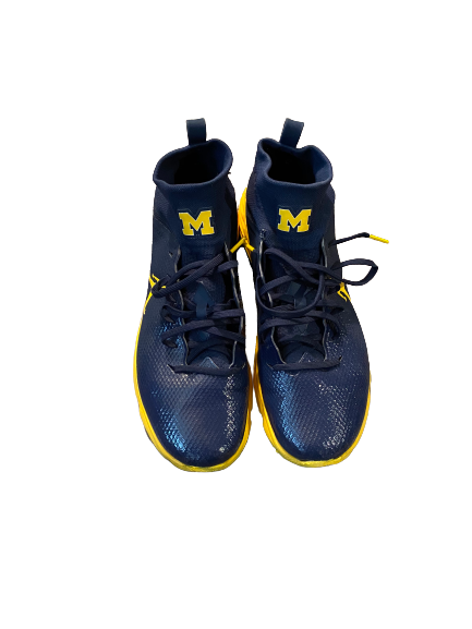 Quinn Nordin Michigan Football Team Issued Turf Shoes (Size 11)