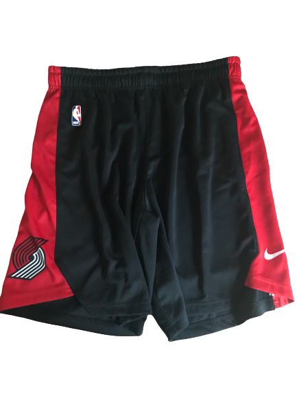 Markis McDuffie Portland Trailblazers Team Issued Workout Shorts