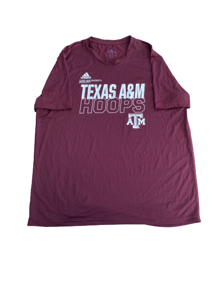 Luke McGhee Texas A&M Basketball Team Issued  Shirt (Size XL)