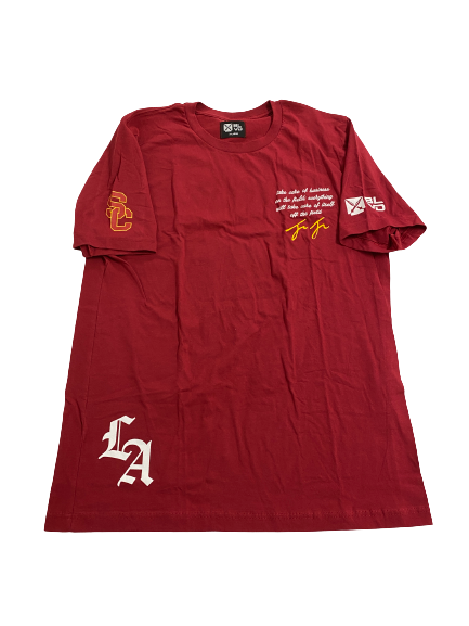Micah Croom USC Football BLVD T-Shirt (Size XL)