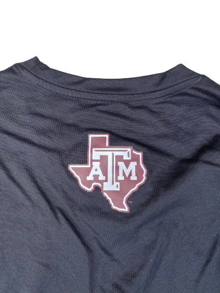 Luke McGhee Texas A&M Basketball Team Issued Long Sleeve Shirt (Size XL)