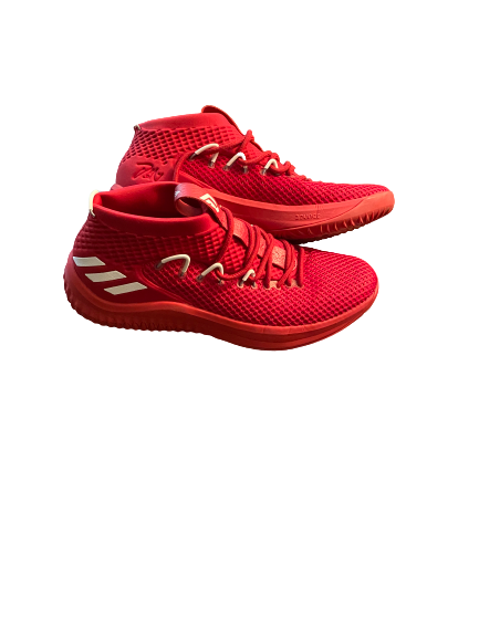 Nick Zeisloft Indiana Basketball Adidas Damian Lillard Sneakers (Size 13)
