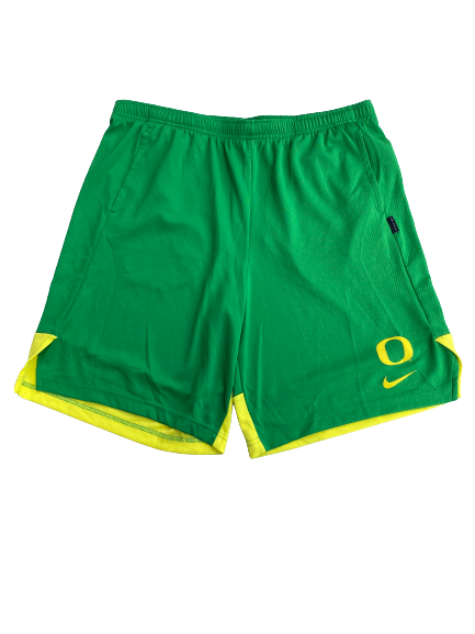 Eugene Omoruyi Oregon Basketball Team Issued Workout Shorts (Size XL)