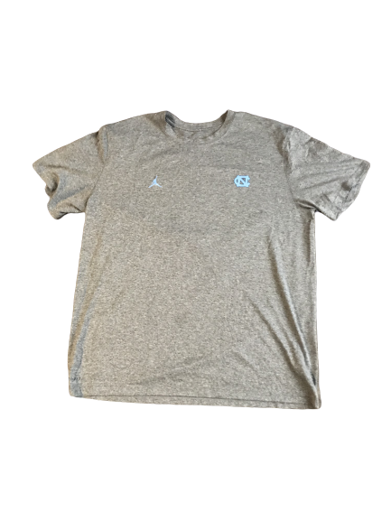 Myles Dorn Grey North Carolina Jordan T-Shirt