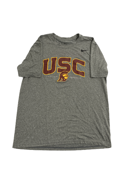 Micah Croom USC Football Team-Issued T-Shirt (Size L)