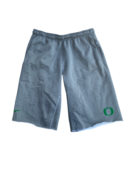 Eugene Omoruyi Oregon Basketball Team Exclusive Sweat Shorts (Size L)