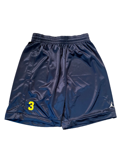 Quinn Nordin Michigan Football Team Issued Workout Shorts (Size L)