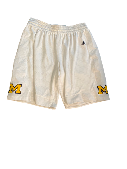 Mark Donnal Michigan Basketball Game-Worn Shorts (Size XXL)