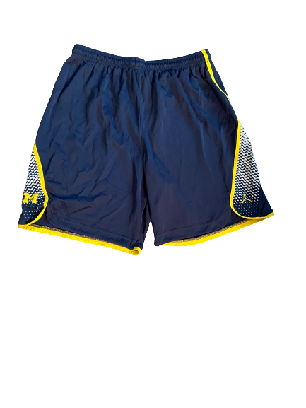 Mark Donnal Michigan Basketball Practice Shorts (Size XL)