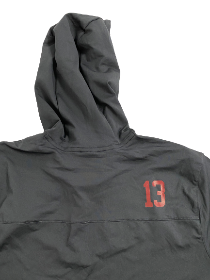 Ethan Bonner Stanford Football Player-Exclusive Performance Hoodie With Number on Back (Size L)