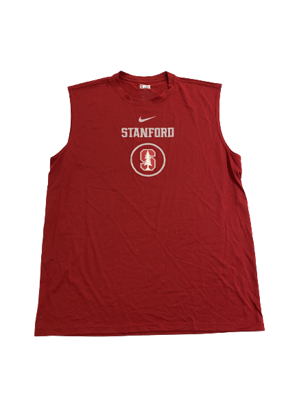 Ethan Bonner Stanford Football Team-Issued Tank (Size L)