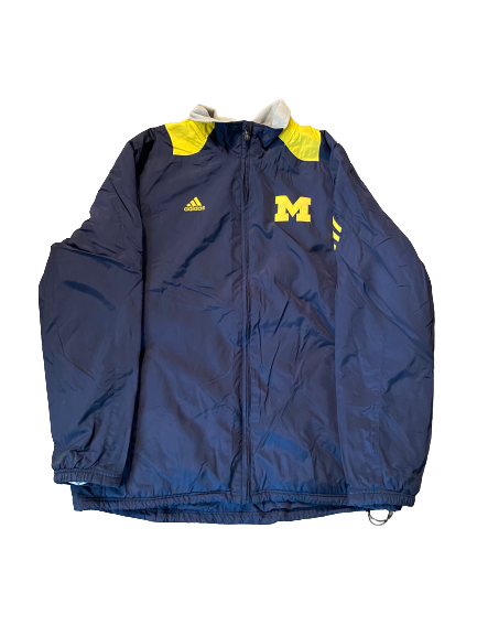 Quinn Nordin Michigan Football Team Issued Zip Up Jacket (Size XL)