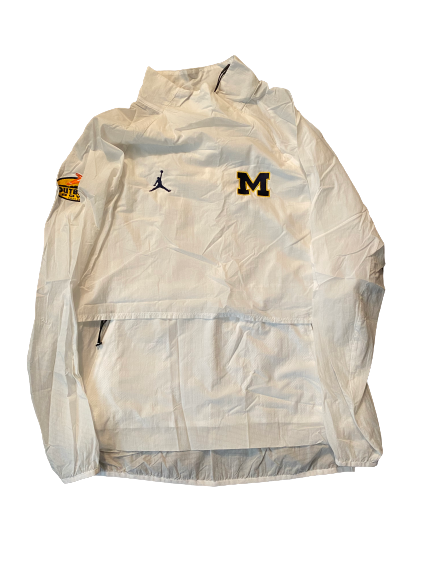 Quinn Nordin Michigan Football Player Exclusive Outback Bowl Jacket (Size L)