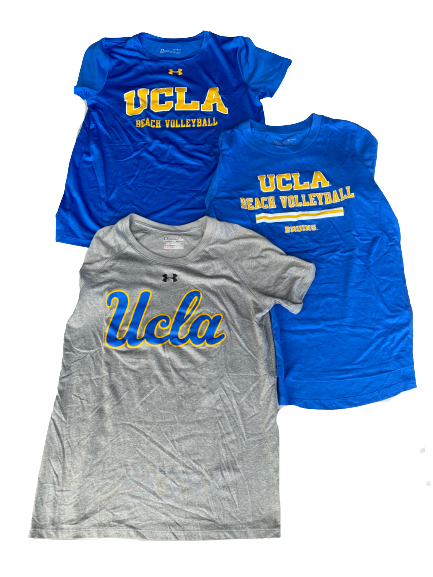 Lily Justine UCLA Set of (3) Workout Shirts (Size M)