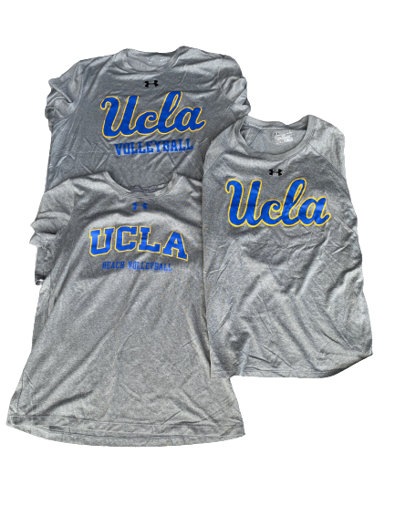 Lily Justine UCLA Set of (3) Workout Shirts (Size M)