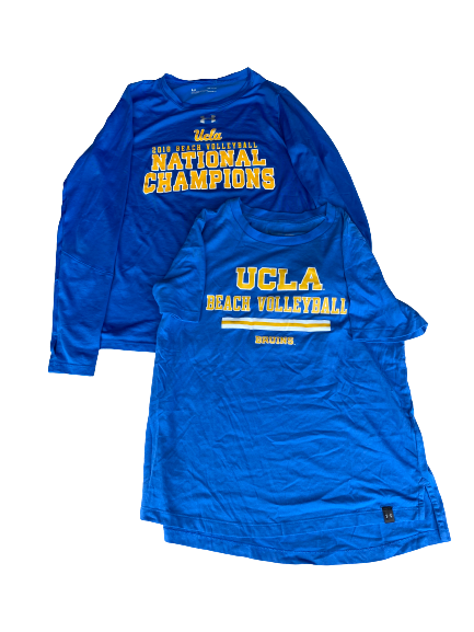 Lily Justine UCLA Set of (2) Workout Shirts (Size M)