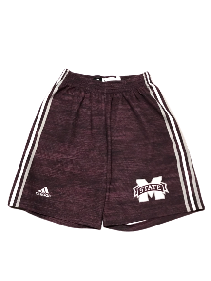 Mitchell Storm Mississippi State Player Exclusive Adidas Practice Shorts