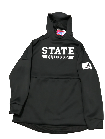 Mitchell Storm Mississippi State Black Adidas Hooded Sweatshirt