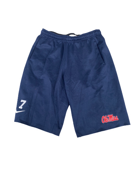 Jalen Julius Ole Miss Nike Sweatshorts With Number (Size L)