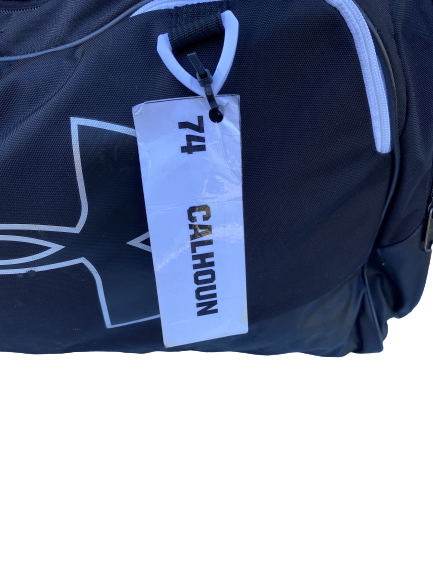 Kendall Calhoun Cincinnati Football Travel Duffel Bag With Player Tag