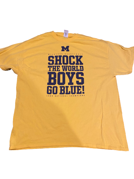 Charles Matthews Michigan Basketball "SHOCK THE WORLD" T-Shirt