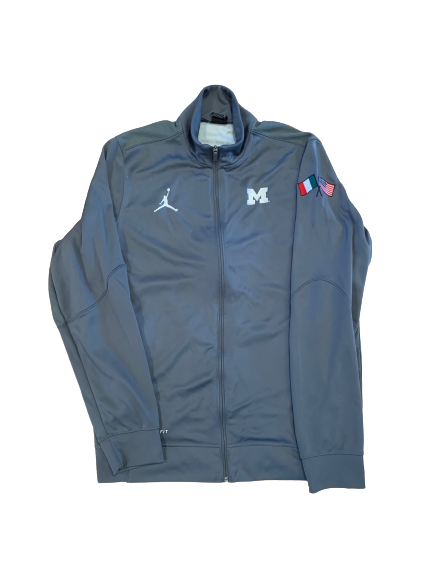 Benjamin St-Juste Michigan Football Player Exclusive Paris Jacket (Size L)