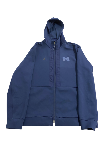 Erick All Michigan Football Player-Exclusive Premium Zip-Up Jacket (Size XL)