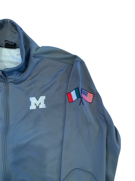 Benjamin St-Juste Michigan Football Player Exclusive Paris Jacket (Size L)