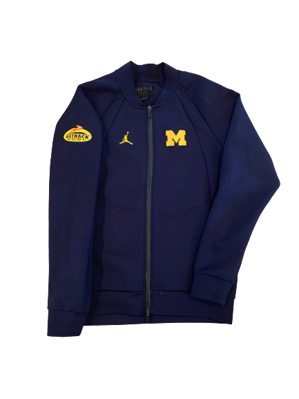 Benjamin St-Juste Michigan Football Outback Bowl Player Exclusive Jacket (Size L)