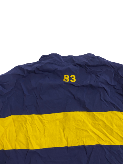 Erick All Michigan Football Player-Exclusive Quarter-Zip Windbreaker With 