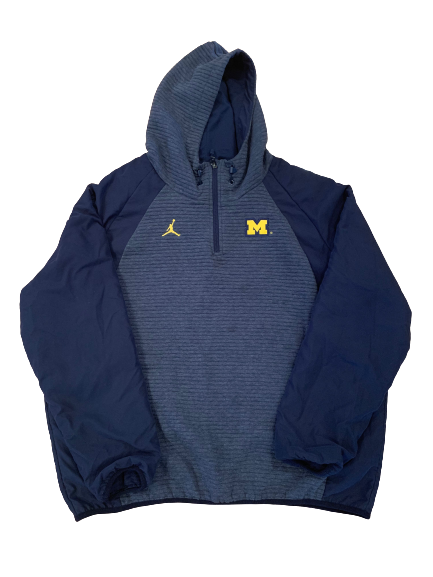 Benjamin St-Juste Michigan Football Team Issued Sweatshirt (Size 2XL)
