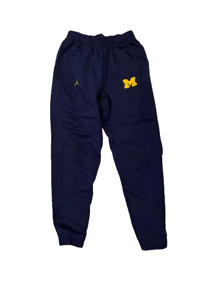 Benjamin St-Juste Michigan Football Team Issued Sweatpants with Number (Size M)