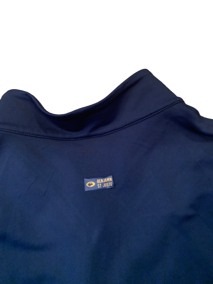 Benjamin St-Juste Michigan Football Team Issued Zip Up Jacket (Size XL)